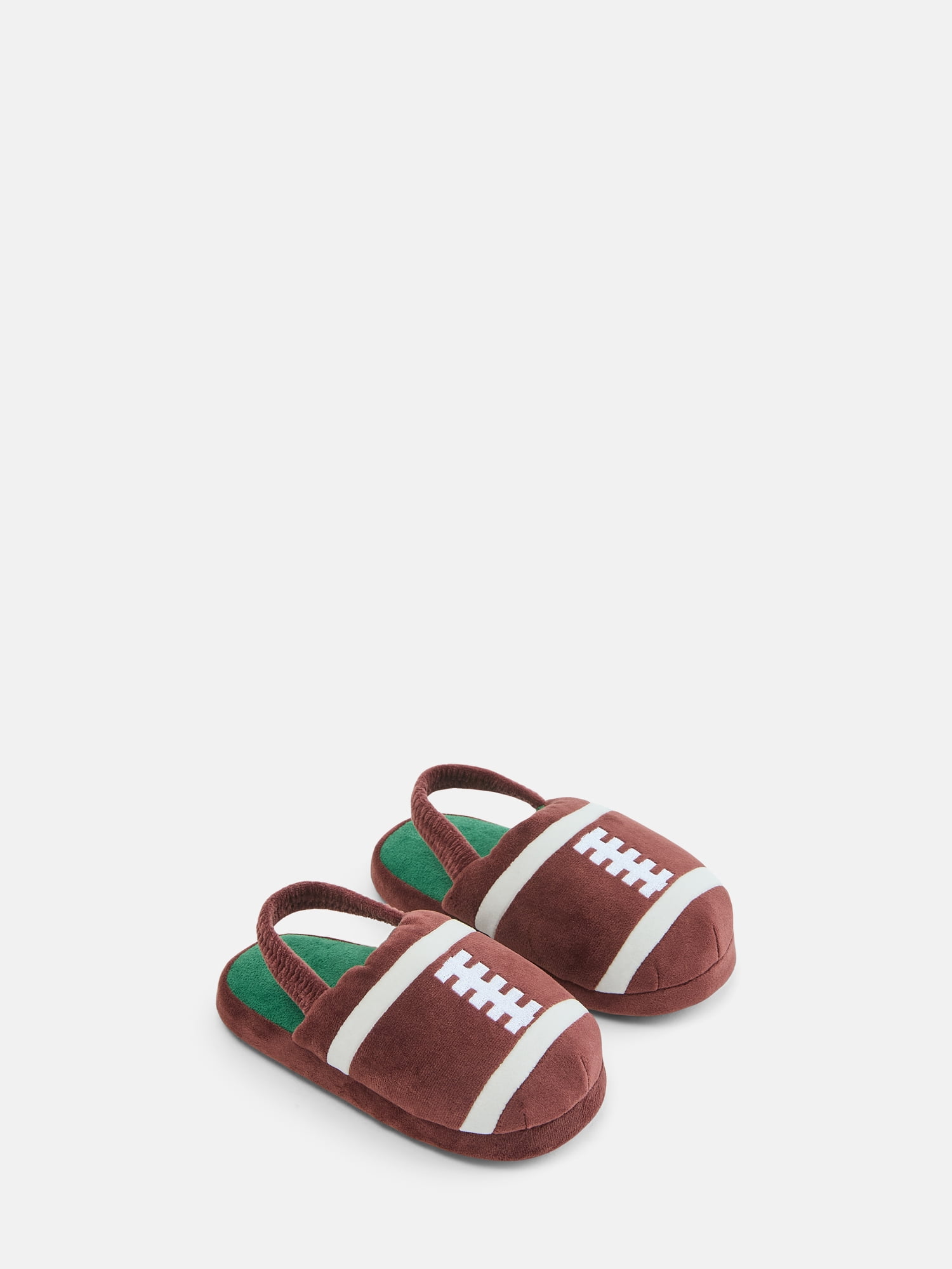 Wonder Nation Toddler Boys Sports Puffed Scuff Slippers