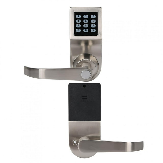 LHCER Induction Electronic Password Lock Smart Digital Door Lock with IC Card Codes and Key Unlocking Security Entry,Security Electronic Door Lock,Coded Lock