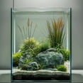 thumbnail image 1 of Vaso Vimvins para pecera, 19 litros, para peces betta, caracoles y camarones, con tapete, 1 of 7