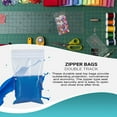 thumbnail image 5 of Pack of 1000 Clear Zipper Bags 6 x 8. Seal Top Polyethylene Bags 6x8. Thickness 4 mil. Plastic Poly Bags for Packing and Storing. Ideal for Industrial, Food Service, Health Needs., 5 of 6