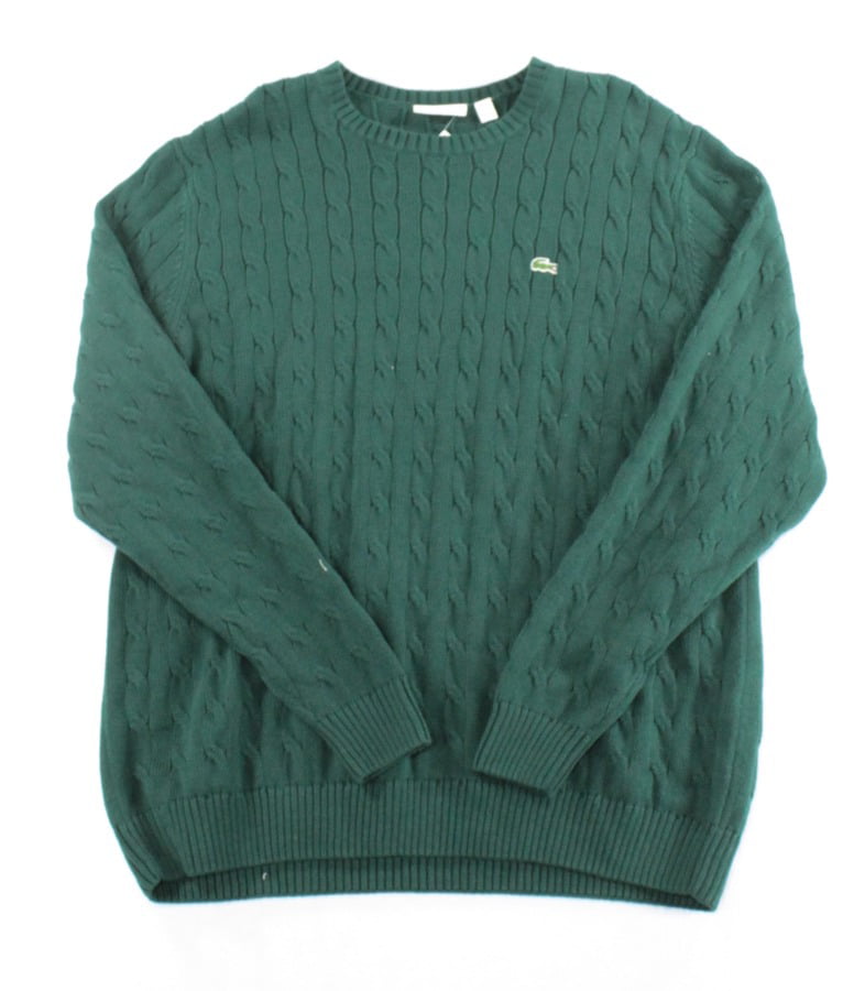 lacoste cable knit jumper