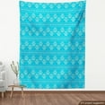 thumbnail image 3 of Ambesonne Hamsa Fabric by the Yard Upholstery, Eastern Cultural Floral, 10 Yards, Blue, 3 of 4