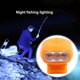 thumbnail image 3 of 3 mini faros LED con tapa con clip para pesca deportiva al aire libre (naranja), 3 of 9