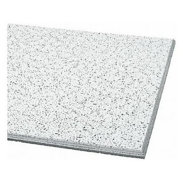 TriGol Ceiling Tiles; 2x2 Ceiling Tiles - 16 pc White Ceiling Tiles; Acoustic Ceilings for Suspended Ceiling Grid; CORTEGA 2195