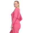 thumbnail image 4 of HEAL+WEAR Women's Long Sleeve Underscrub Shirt Lightweight Stretch 4-Way Stretch Base Layer for Nurse Beauty Salon Workwear Clinical Scrubs Layering Tee, 4 of 5