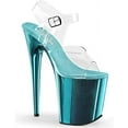 thumbnail image 6 of Pleaser Women's Flamingo-808 Ankle-Strap Sandal 8 Clear/Clear, 6 of 9