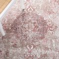 thumbnail image 6 of SAFAVIEH Lilypond Canes Oriental Runner Rug, Ivory/Rose, 2' x 12', 6 of 8
