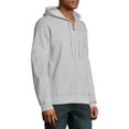 thumbnail image 3 of Hanes Men's and Big Men's Ecosmart Fleece Full Zip Hooded Jacket, up to Size 3XL, 3 of 6