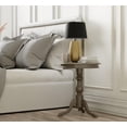thumbnail image 6 of Pemberly Row Traditional Wood  Pedestal Accent Table in Weather Gray, 6 of 7