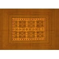 thumbnail image 1 of Ahgly Company Machine Washable Indoor Rectangle Southwestern Yellow Country Area Rugs, 4' x 6', 1 of 4