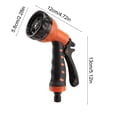 thumbnail image 3 of Multifunctional Garden Hose Nozzle Gun, Thumb Control on off Valve Hose Sprayer Nozzle, Car Wash High-Pressure Sprayer, For Watering Plants, Lawn & Garden, Washing Cars, Outdoor Fun, 3 of 7