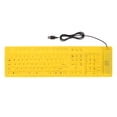 thumbnail image 2 of Foldable Silicone Keyboard, 108 Keys USB Wired Waterproof Rollup Keyboard, Dustproof Anti Oil Computer Keyboard for PC Notebook Laptop, Mute Typing, 2 of 7