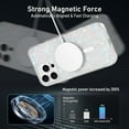 thumbnail image 3 of Magnetic Case for iPhone 15 Pro Max Case [Beyond Magsafe] Slim Protective Phone Case Luxury Bling Pearl Design Hard Translucent Cover Shockproof Bumper (Pearl), 3 of 6