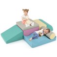 thumbnail image 1 of Gymax 7PCS Climb & Crawl Activity Play Set w/Zippered Cover for Toddler Multi-Color, 1 of 10