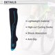 thumbnail image 4 of Calcetines de ciclismo Unique Bargains con absorción de impactos, antideslizantes, para exteriores, color negro y azul marino, tamaño M, neutros y universales, 1 par, 4 of 7