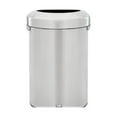 thumbnail image 3 of Rubbermaid Refine Stainless Steel Indoor Trash Can with Open Lid 21 Gallon Silver (2147582), 3 of 4