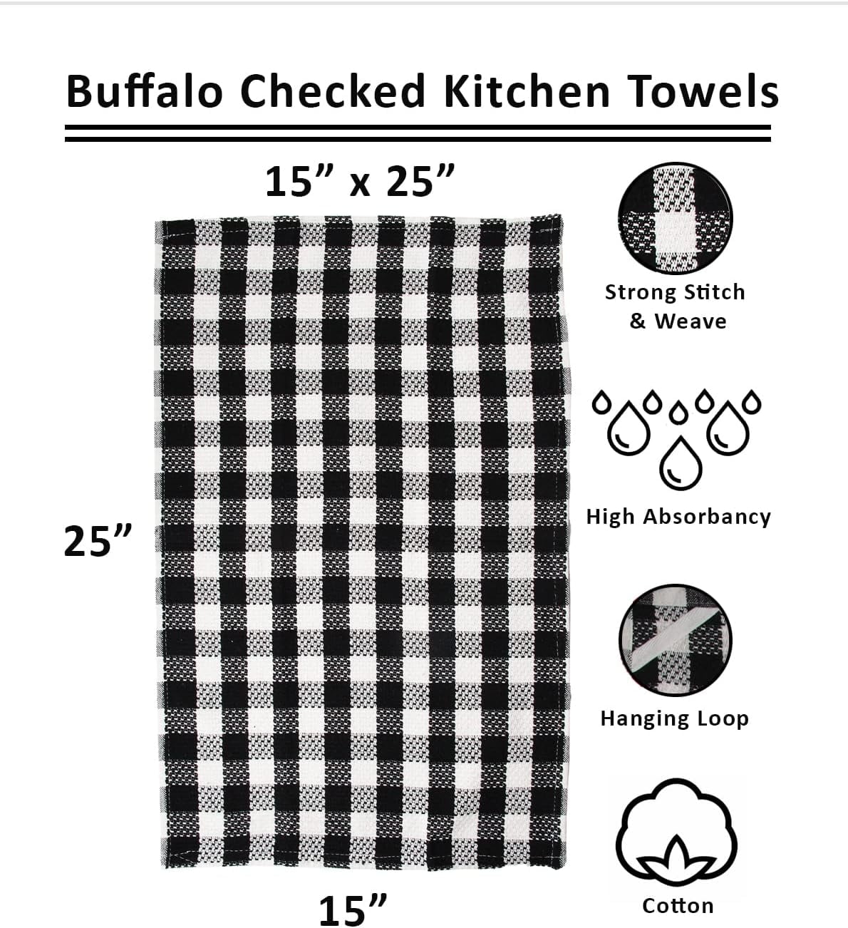 Buffalo Check Kitchen Towels