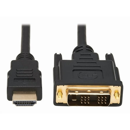 Tripp Lite 6ft Safe-IT HDMI to DVI Cable DVI-D Single Link Black P566AB006