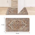 thumbnail image 6 of Bohemian Brown Ethnic Rug Welcome Door Mat Decorative Doormat Farmhouse Low-Profile Floor Rug Switch Mat for Home Indoor Outdoor Decorations 17 X 30 Inch, 6 of 6