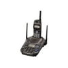 Panasonic KX-TG2583 - Cordless phone - answering system with caller ID - 2.4 GHz - single-line operation - black