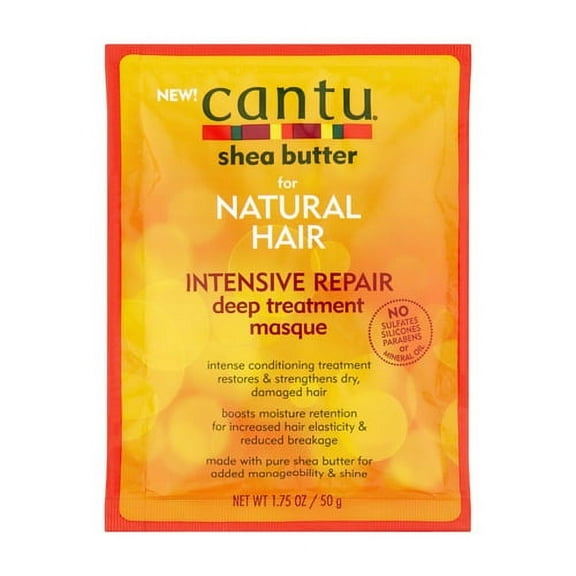 Cantu Shea Butter Intensive Repair Deep Treatment Masque for Natural Hair, 1.75 Oz, 2 Pack