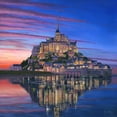 thumbnail image 2 of Art.com Mont Saint Michel Soir Art Print by Richard Harpum, 16" x 16", 2 of 4