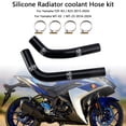 thumbnail image 1 of Silicone Radiator coolant Hose For Yamaha MT-03 MT-25 YZF R3 R25 2015-2024 Black, 1 of 10