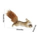 thumbnail image 3 of Foam Simulation Squirrels Pendant Christmas Tree Decoration Desktop Small Doll Ornament, 3 of 5