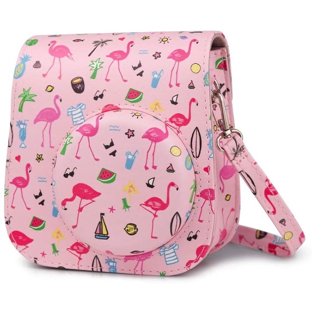Chic PU Leather Camera Case for Instax Mini 12 Fashionable and Practical