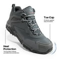 thumbnail image 5 of Nortiv8 Men's Ankle Waterproof Hiking Boots Lightweight Backpacking Work Shoes GREY Size 12, 5 of 9