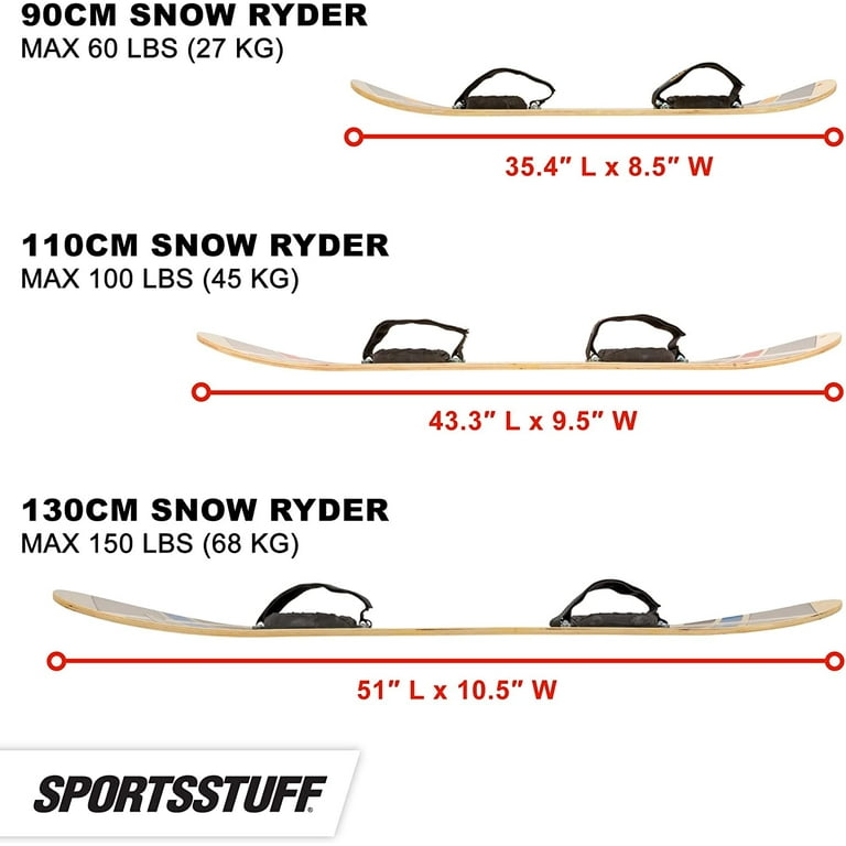 Free Shipping! Sportsstuff Snow Ryder 110cm Snowboard, Multi Free Shipping! Sportsstuff Snow Ryder 110cm Snowboard, Multi