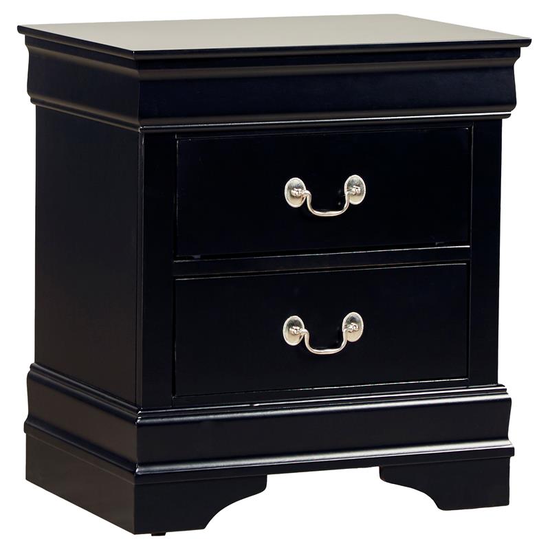 Weston Home Nightstand Black Walmart Com Walmart Com
