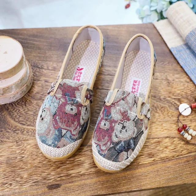 XIHAHA, nueva moda, suela suave antideslizante con estampado, zapatos planos para mujer, zapatillas ligeras, zapatillas de deporte para mujer, zapatillas de deporte, zapatos de enfermera