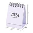 thumbnail image 6 of Tnobhg 2023-2024 Mini Desk Calendar Plan Book Spiral Coil Page Turning Date Recording 17 Monthly Calendar for Planing Event Log Year of 2024 Calendar Table Decoration Office School Supplies, 6 of 8