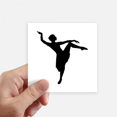 thumbnail image 1 of Danseuse Performance Art Sport Autocollant Carré Imperméable Autocollants Papier Peint Voiture Decal, 1 of 1