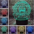 thumbnail image 3 of Satoru Gojo 3D Led Night Light Itadori Yuji Acrylic Visual Lamp 16 Color Table Lamp Children Safe Sleep Mood Light Boy Girl Kid Toy Bulb Anime Gi, 3 of 5