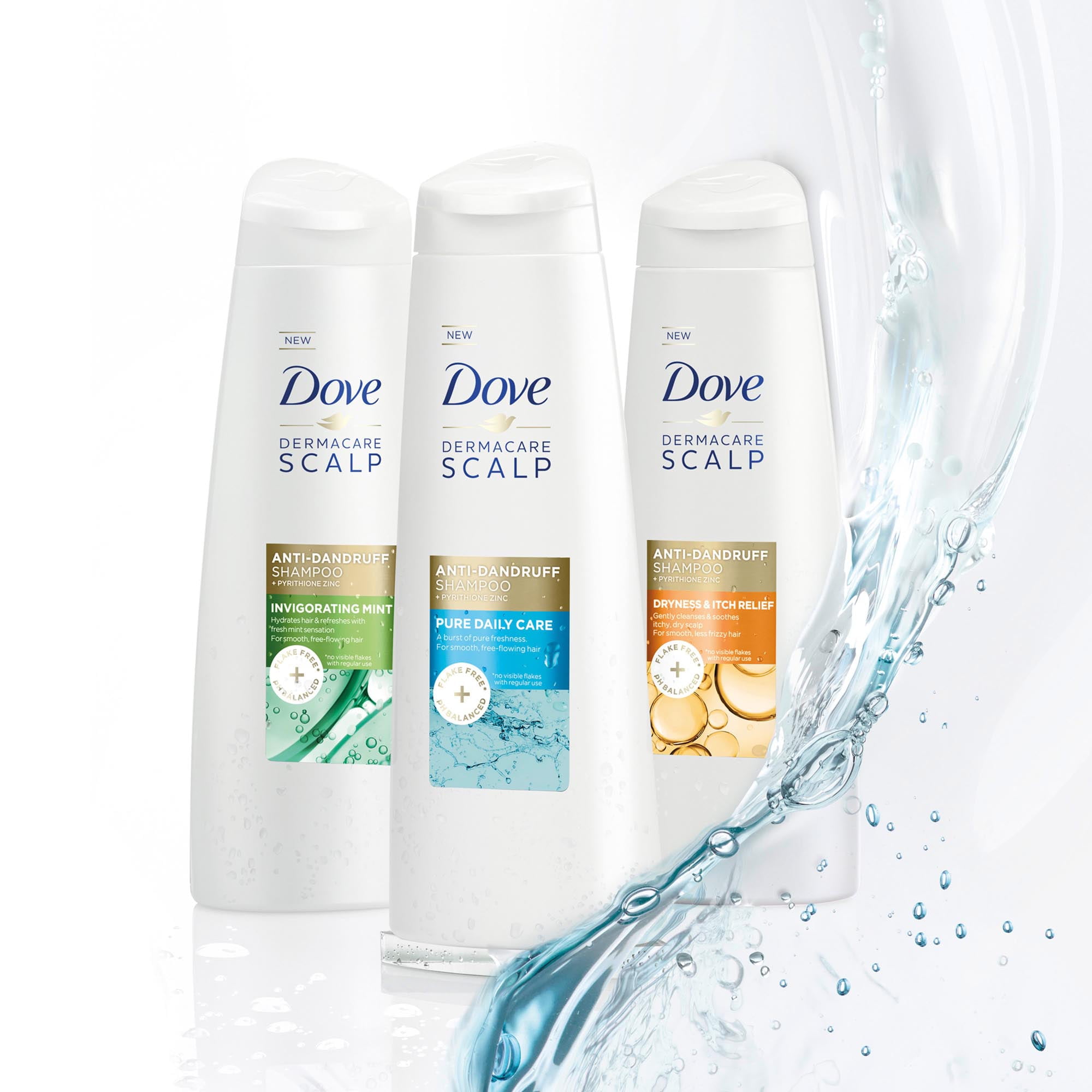 Dove Dermacare Scalp Anti Dandruff Daily Shampoo with Pyrithione Zinc, 12  fl oz