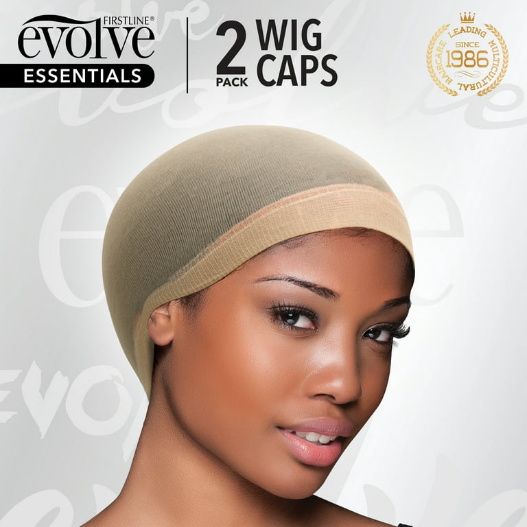 Evolve® Wig Cap 2-Pack, Black 330 – Firstline Brands