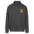 thumbnail image 2 of Men's Levelwear Black Boston Bruins Retro Murray Quarter-Zip Pullover Top, 2 of 3