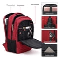 thumbnail image 4 of Mochila de viaje para portátil Monsdle, antirrobo, USB 15.6 pulgadas, roja, 4 of 6