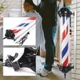 thumbnail image 3 of Fichiouy 40" Barber Shop Sign Pole Light LED Rotating Hair Salon Sign Red Blue White Color, 3 of 10