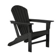 thumbnail image 5 of Hampton Black Poly Outdoor Patio Adirondack Chair, 5 of 9