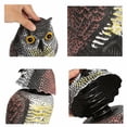 thumbnail image 4 of EIGTHTAIL Owl Decoy Realistic Plastic Scarecrow Weatherproof Outdoor Bird Deterrent, 4 of 6