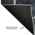 thumbnail image 5 of Addison Rugs Mayfield Premium Machine Washable Transitional Geometric Denim Rectangle Rug, 10' x 14', 5 of 7