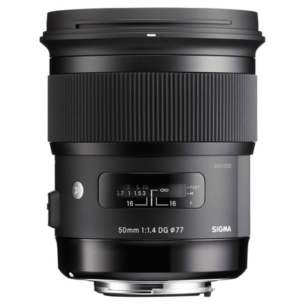 Black Nikon Mount Sigma 40mm f/1.4-1.4 Fixed Prime 40mm F1.4 DG HSM