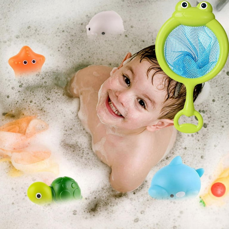 Catinbow Bath Toys for Toddlers Age 2-4 Bathtub Toys for Toddlers Bath Time  Mold Free Fishing Games Swimming Sea Animals Bath Toys for Toddlers Babies  Kids Infants latest 