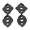 thumbnail image 4 of 4 Pcs Radius Jig Router Template High Hardness ABS Woodworking Corner Radius Jig Half Rounded Corner Positioner For Woodworking, 4 of 8