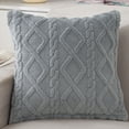 thumbnail image 1 of Solid Color Throw Pillow Taffeta Cushion Headboard Pillowcase, 1 of 6