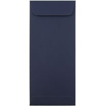 JAM Paper #10 Policy Envelopes, 4 1/8 x 9 1/2, Navy Blue, 50 per Pack