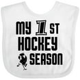 thumbnail image 3 of Inktastic My 1st Hockey Season Boys Baby Bib, 3 of 4